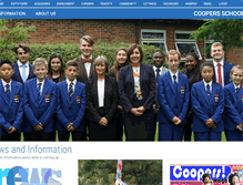 Tablet Screenshot of coopersschool.com